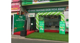 Tổ chức khai trương ngân hàng OCB chi nhánh Hòa Bình, Tp Hồ Chí Minh