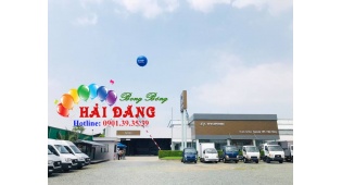 Cho thuê 1 khinh khí cầu màu xanh 3 mét tại HUYNHDAI MPC MIỀN ĐÔNG