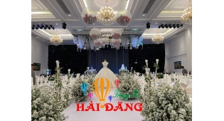 Bóng kích nổ cho sự kiện đám cưới tại khách sạn Tân Sơn Nhất