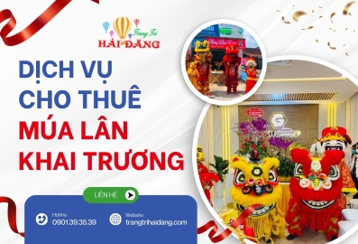 Múa Lân Khai Trương
