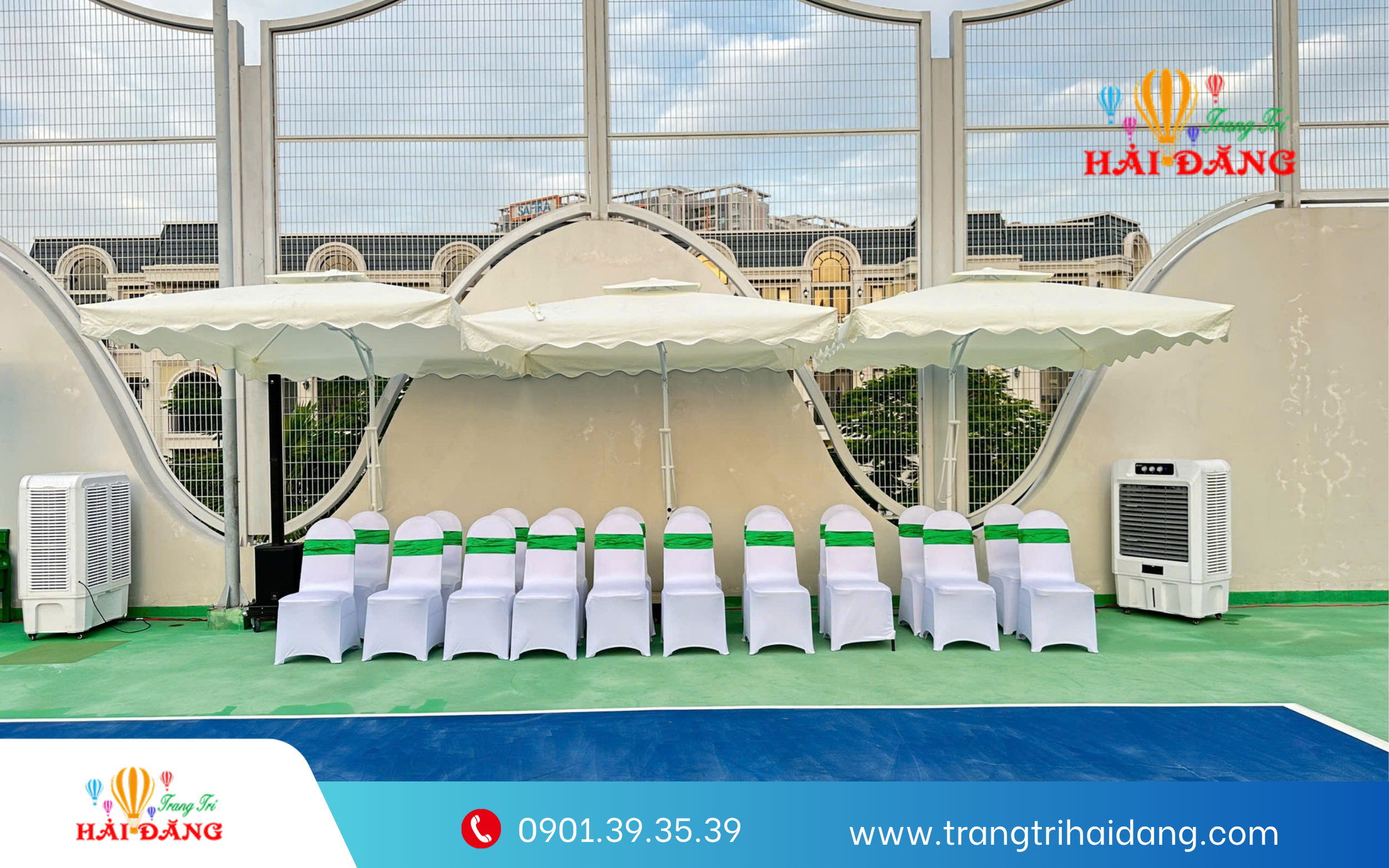 Quạt hơi nước sự kiện ngoài trời