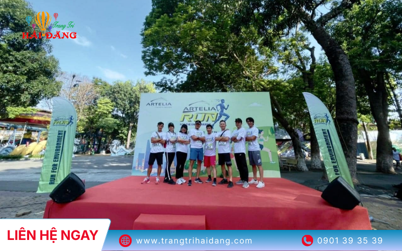 Hải Đăng đơn vị cho thuê cờ cánh buồm uy tín chuyên nghiệp