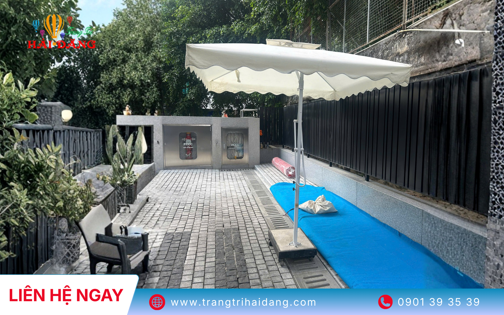 Trang Trí Hải Đăng chuyên cung cấp dịch vụ cho thuê dù lệch tâm với số lượng lớn, đáp ứng mọi quy mô chương trình