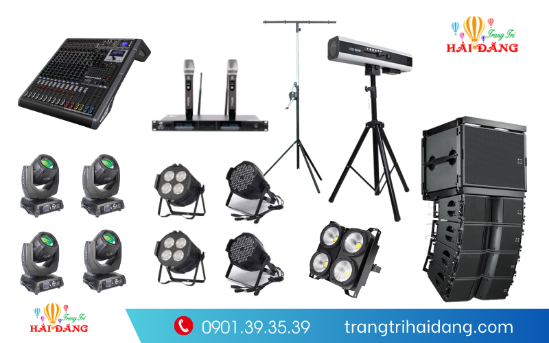 cho thuê thiết bị âm thanh ánh sáng sự kiện