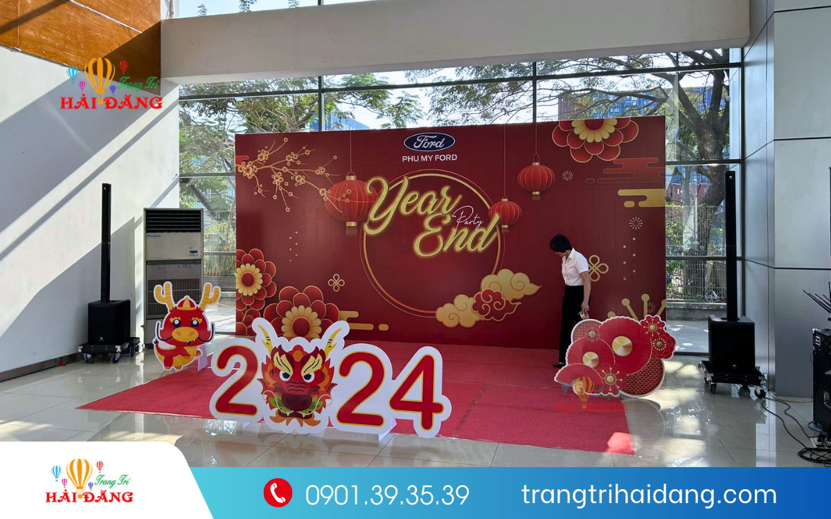 backdrop sự kiện cuối năm