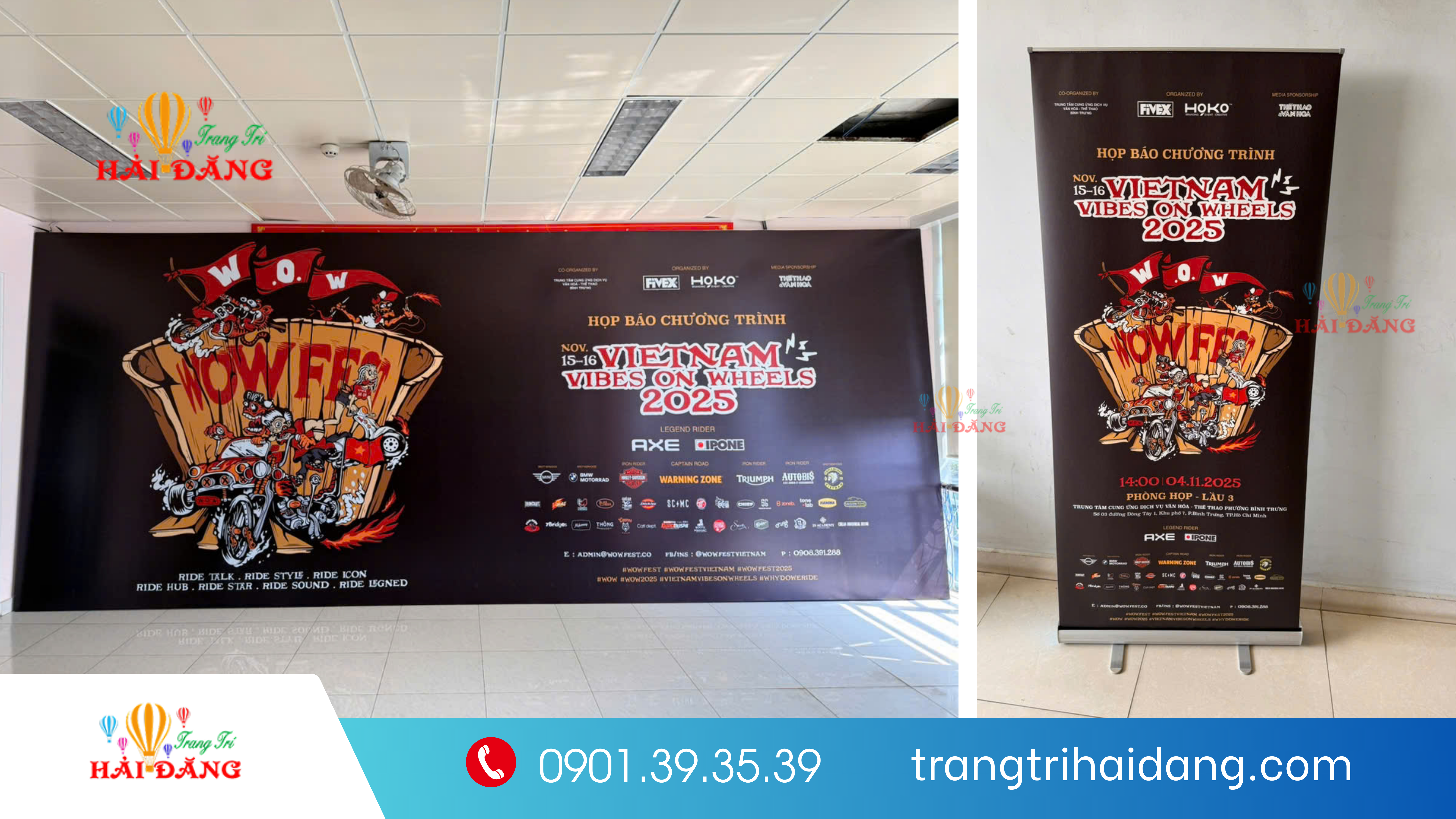 backdrop sự kiện tất niên