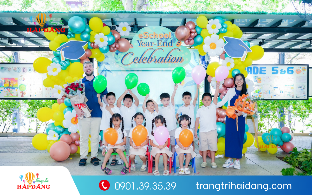 thi công backdrop sự kiện cuối năm