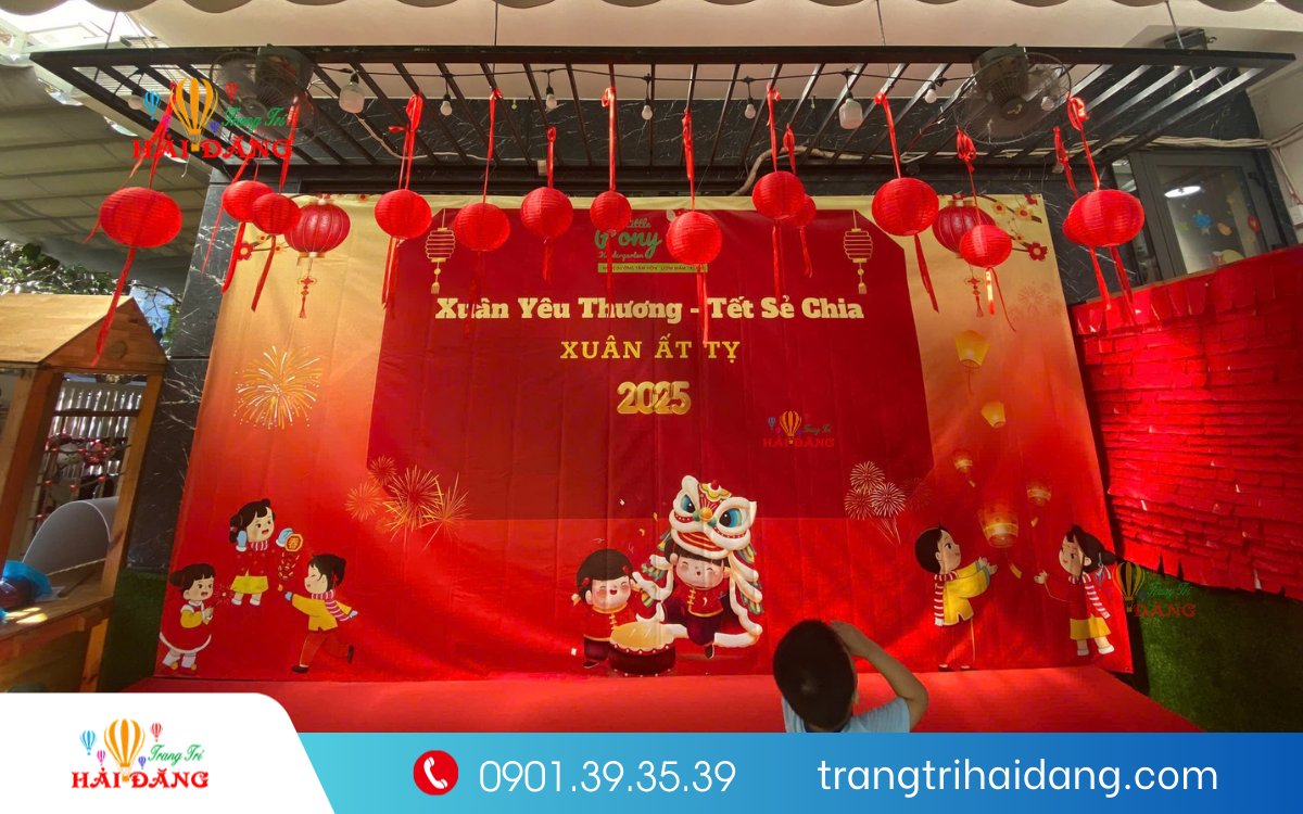 backdrop tất niên