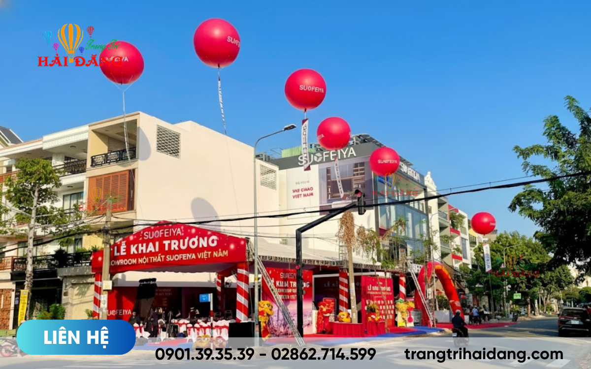 cho thuê khí cầu lễ khai trương