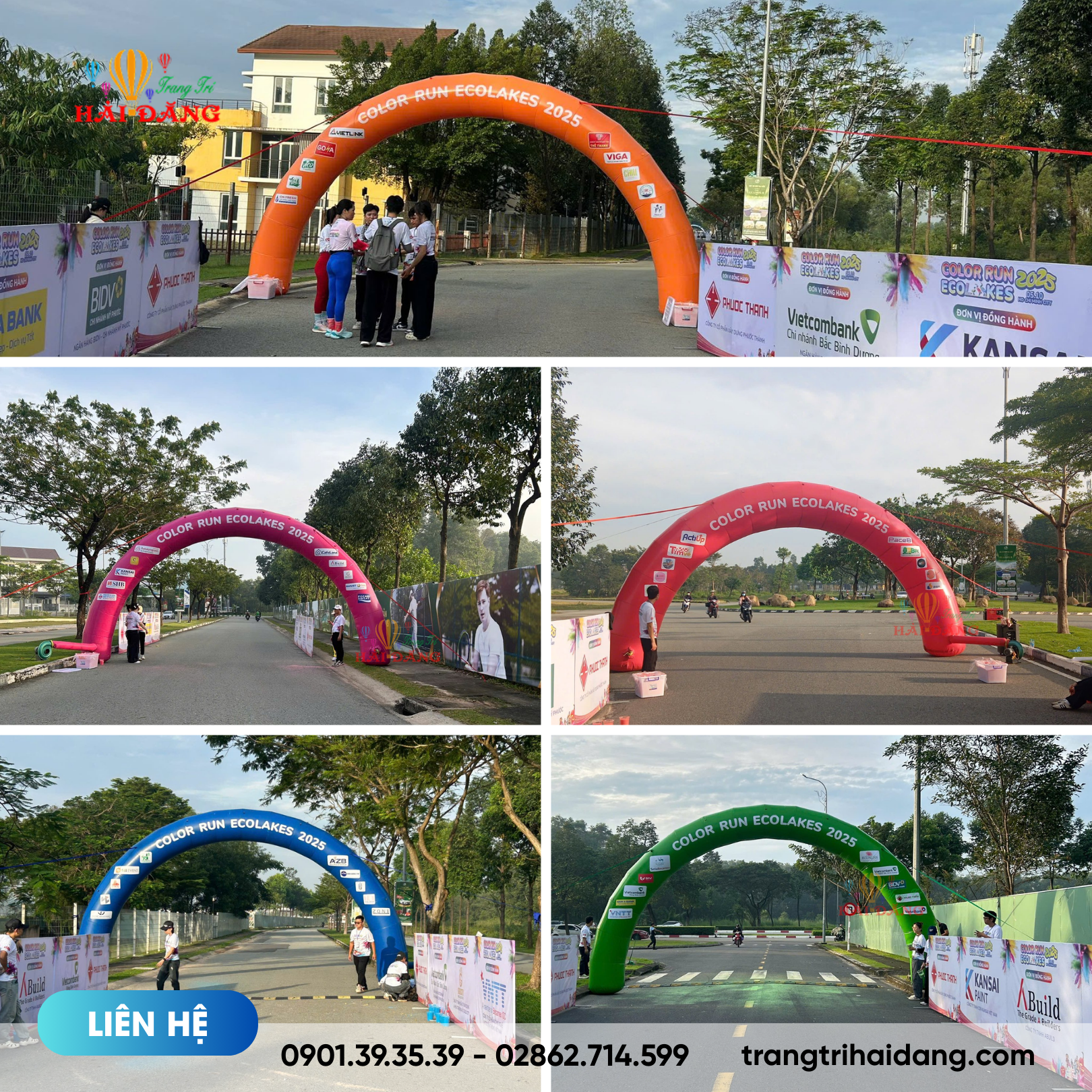 cổng hơi khai trương
